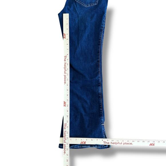 Abercrombie Kids‎ High-Rise Flare Jeans Girls 15/16 Short Retro Button Fly - Picture 5 of 12